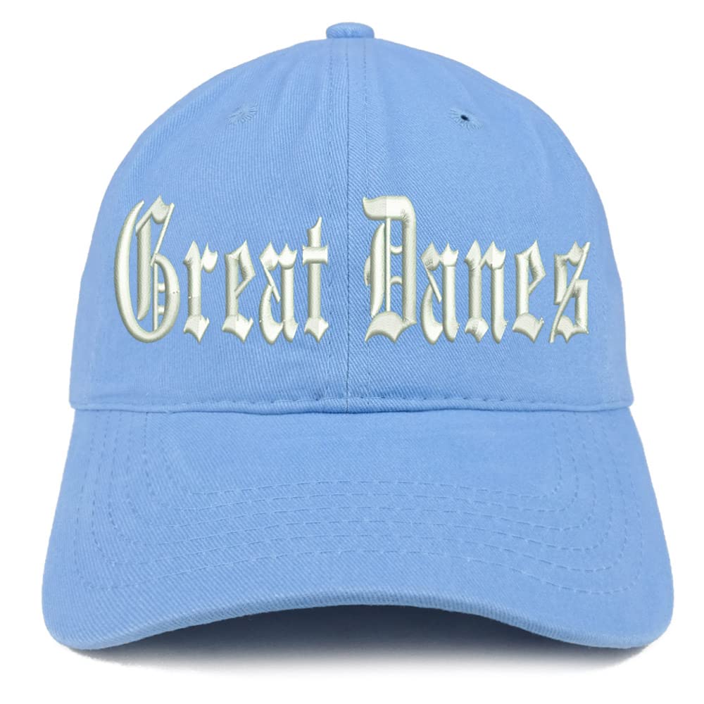 Trendy Apparel Shop Old English Great Danes Low Profile Soft Cotton Baseball Cap