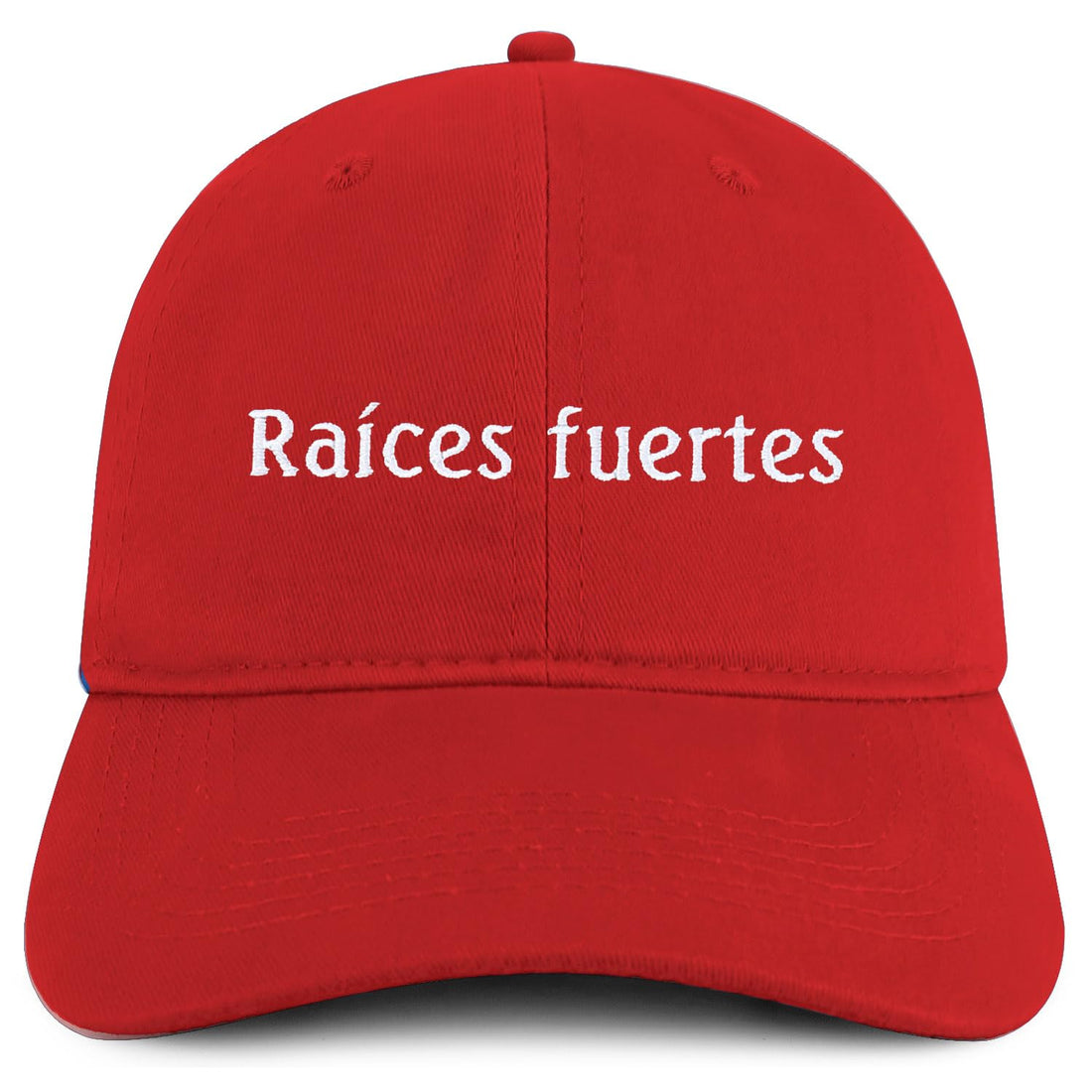 Trendy Apparel Shop Raices fuertes Embroidered Cotton Low Profile Dad Hat