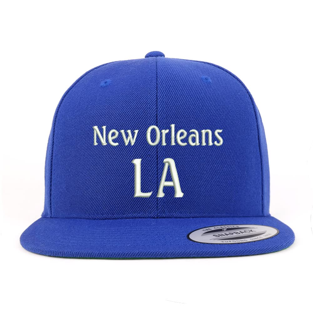 Trendy Apparel Shop New Orleans LA Embroidered Flatbill Snapback