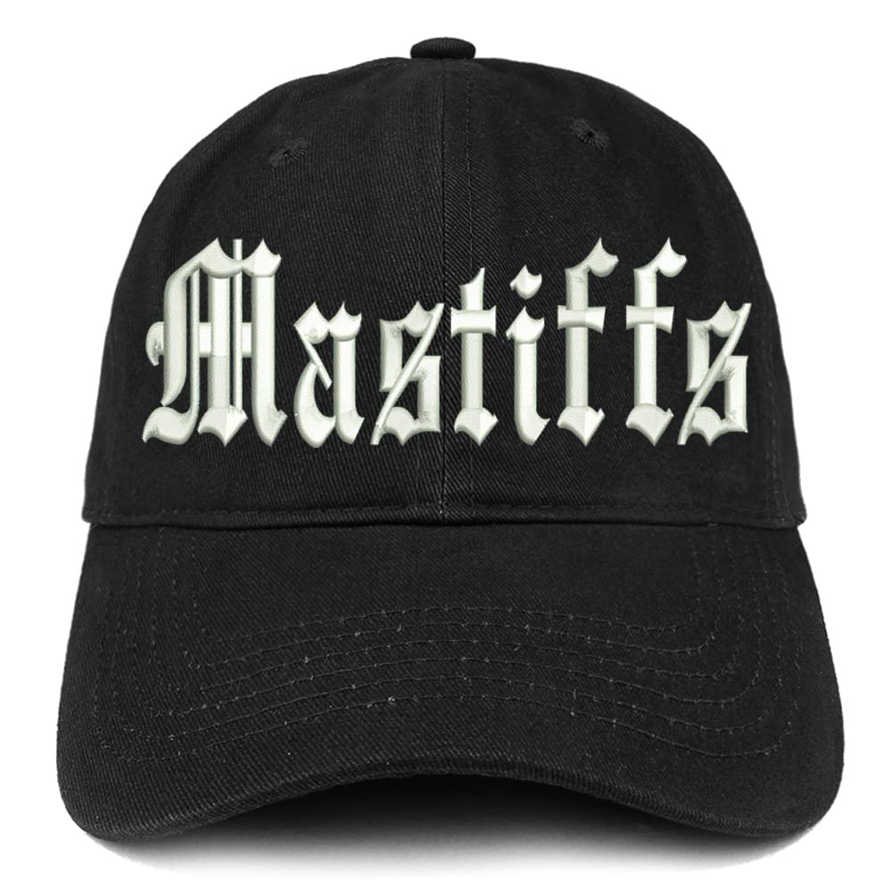 Trendy Apparel Shop Old English Mastiffs Low Profile Soft Cotton Baseball Cap