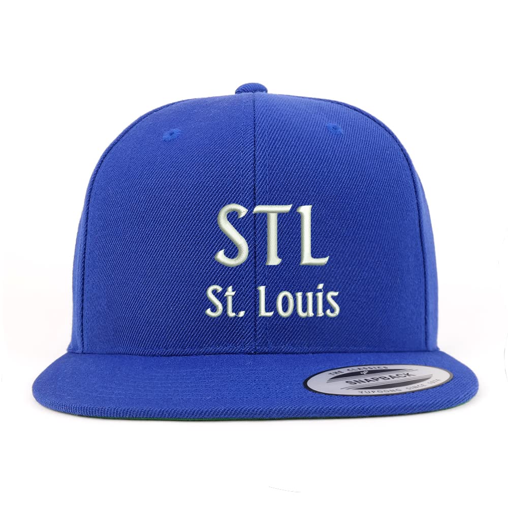 Trendy Apparel Shop STL St. Louis Embroidered Flatbill Snapback