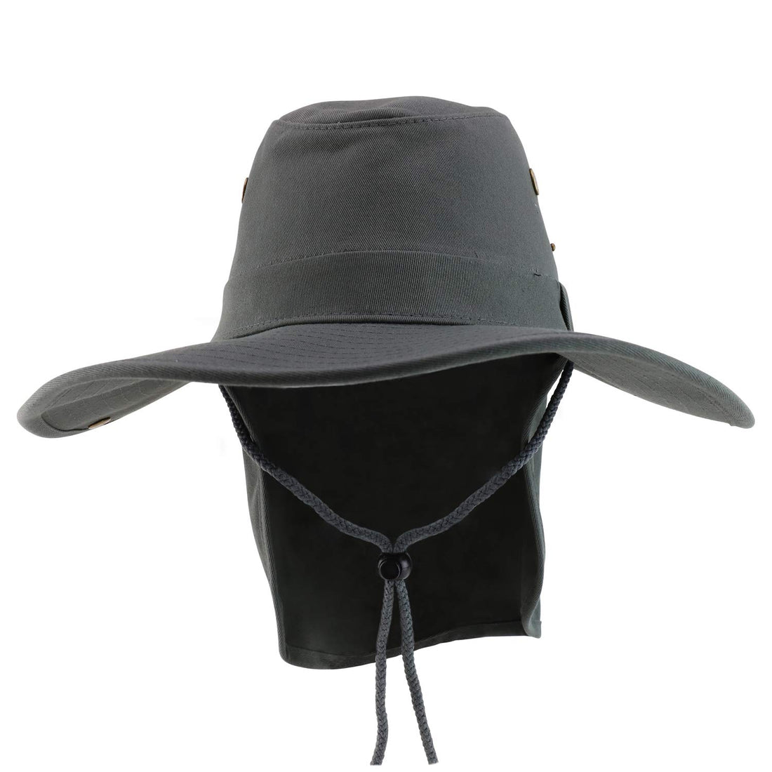 Trendy Apparel Shop XXL Oversize Cowboy Style Cap with Neck Flap