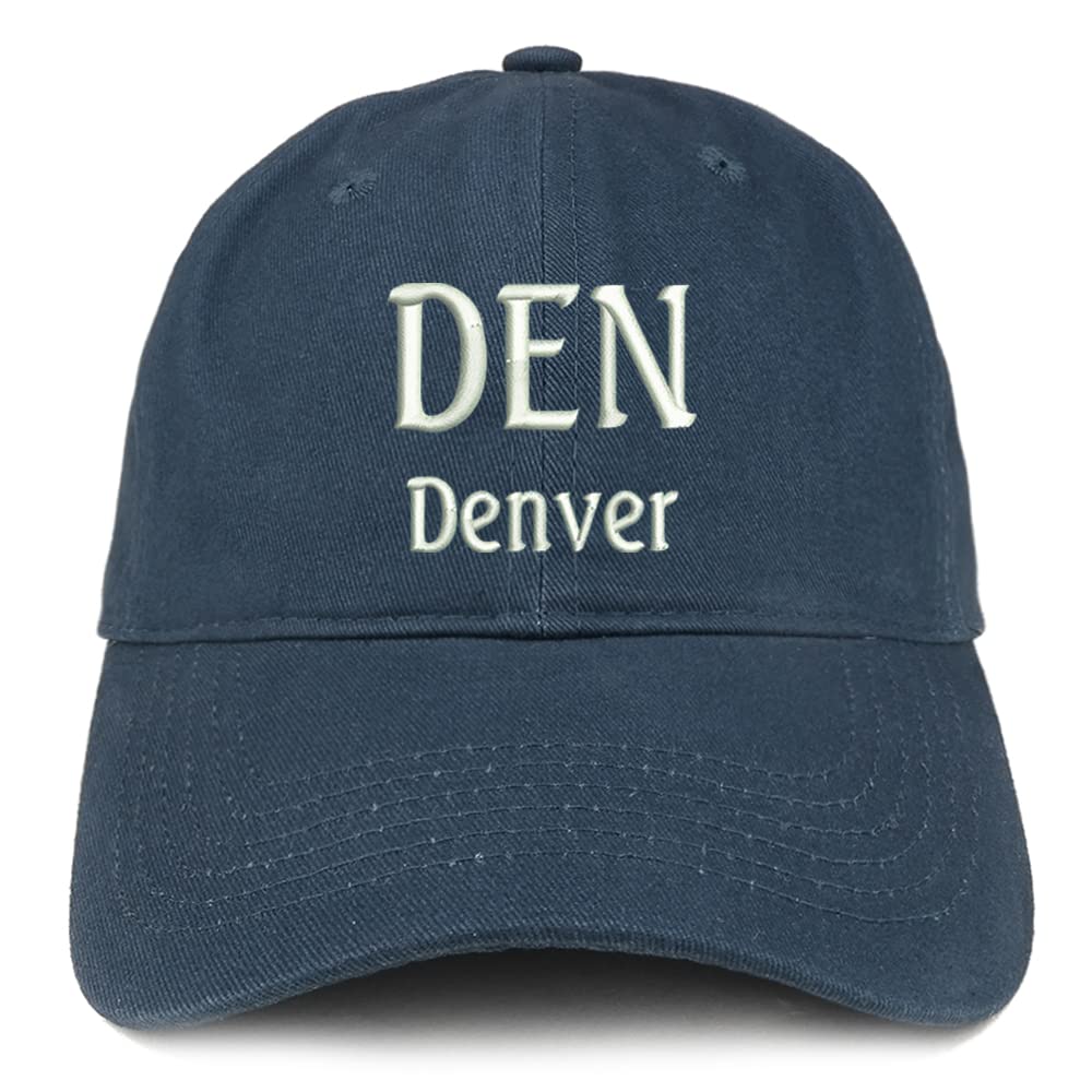 Trendy Apparel Shop DEN Denver Low Profile Soft Cotton Baseball Cap