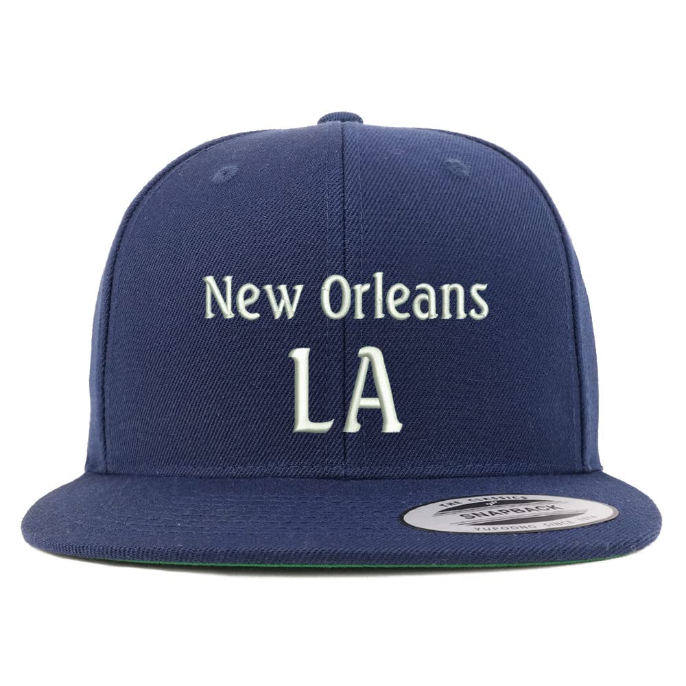 Trendy Apparel Shop New Orleans LA Embroidered Flatbill Snapback
