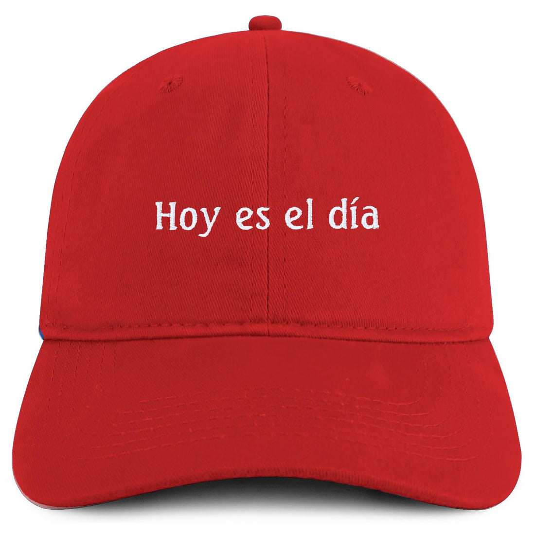 Trendy Apparel Shop Hoy ES el Dia Embroidered Cotton Low Profile Dad Hat