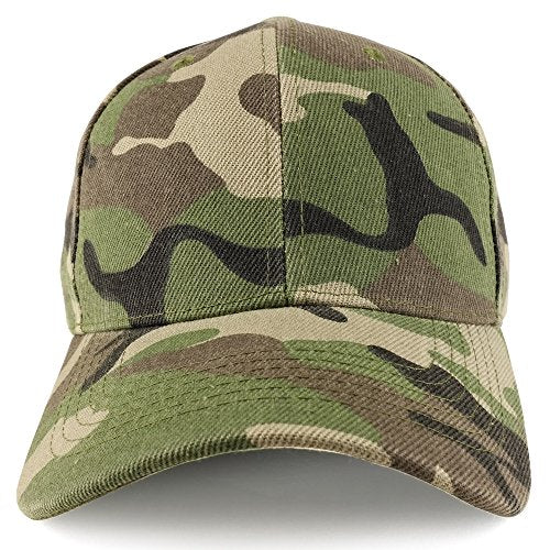 Trendy Apparel Shop Plain Structured Crown Adjustable Baseball Cap