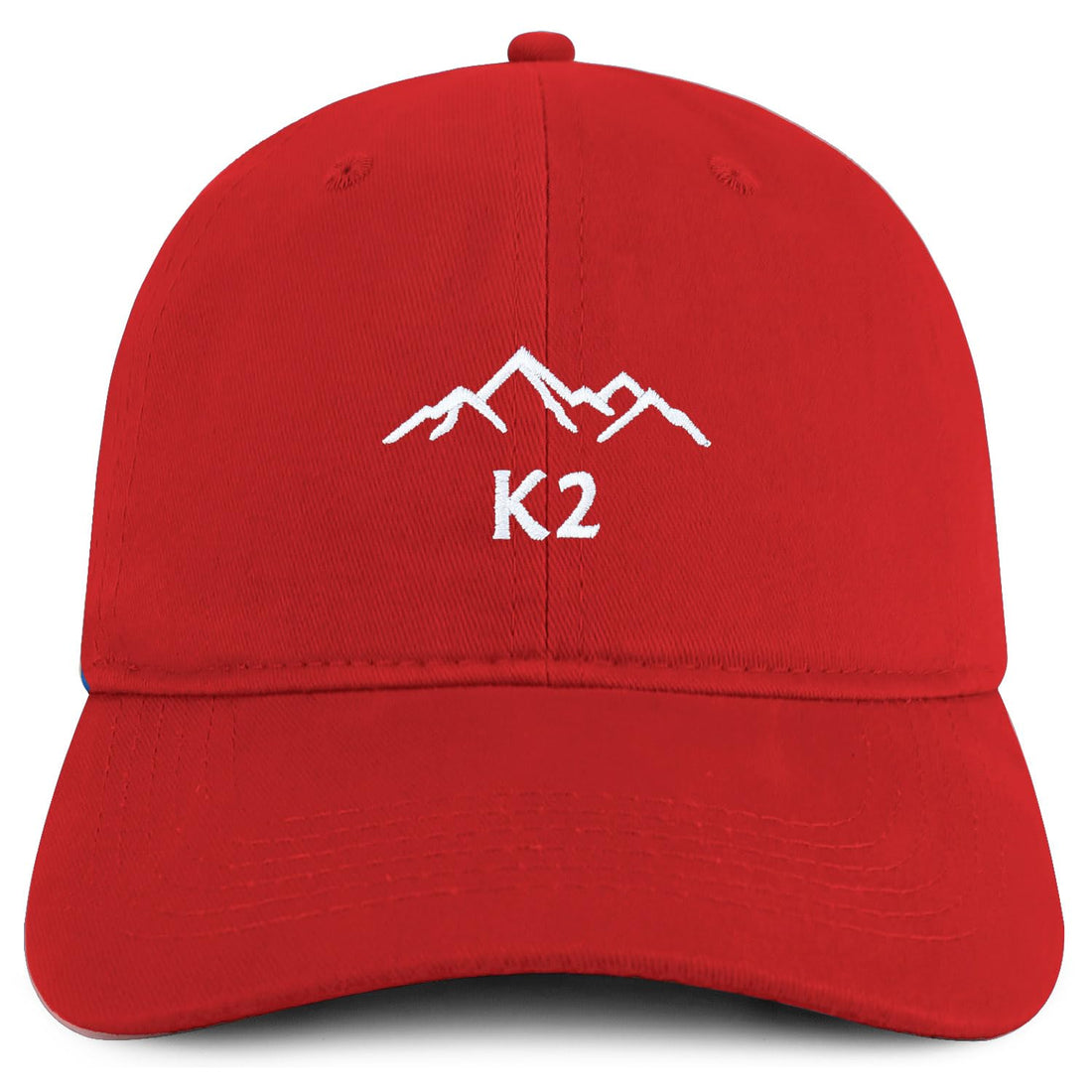 Trendy Apparel Shop K2 Mountain Embroidered Cotton Unstructured Low Profile Dad Hat