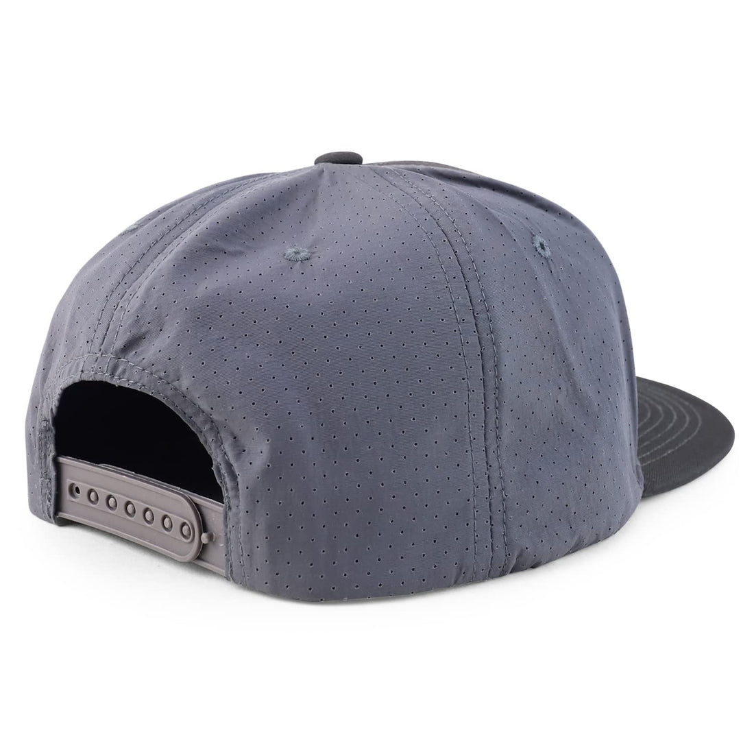 Trendy Apparel Shop XXL Oversize Laser Punching Mesh Back Flatbill Baseball Cap