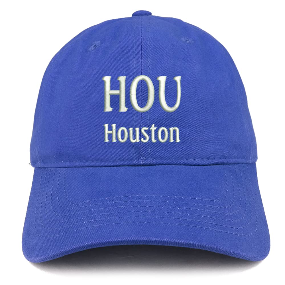 Trendy Apparel Shop HOU Houston Low Profile Soft Cotton Baseball Cap