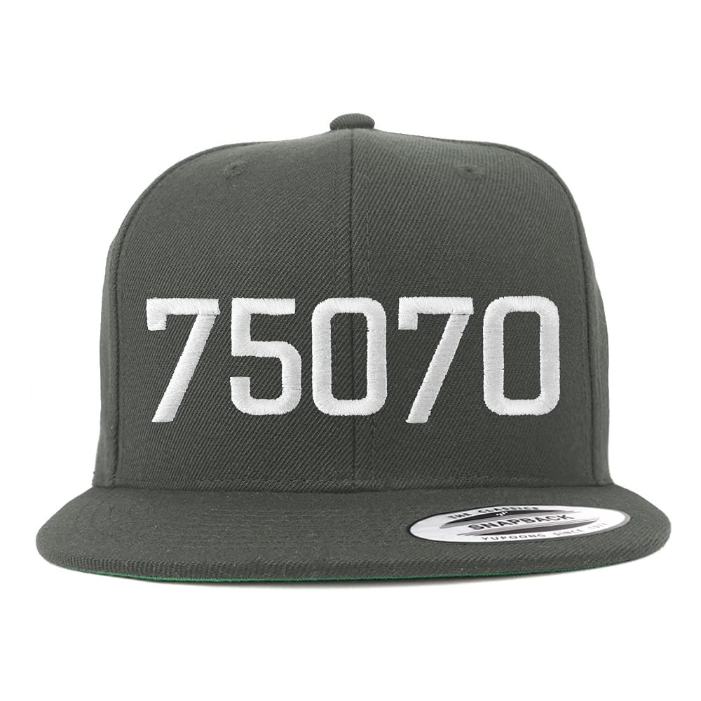 Trendy Apparel Shop 75070 McKinney TX Old English Embroidered Flatbill Snapback