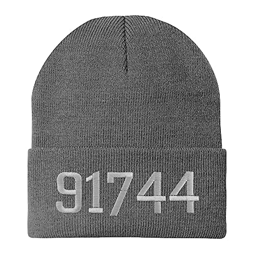 Trendy Apparel Shop 91744 La Puente CA Old English Embroidered Long Cuff Beanie