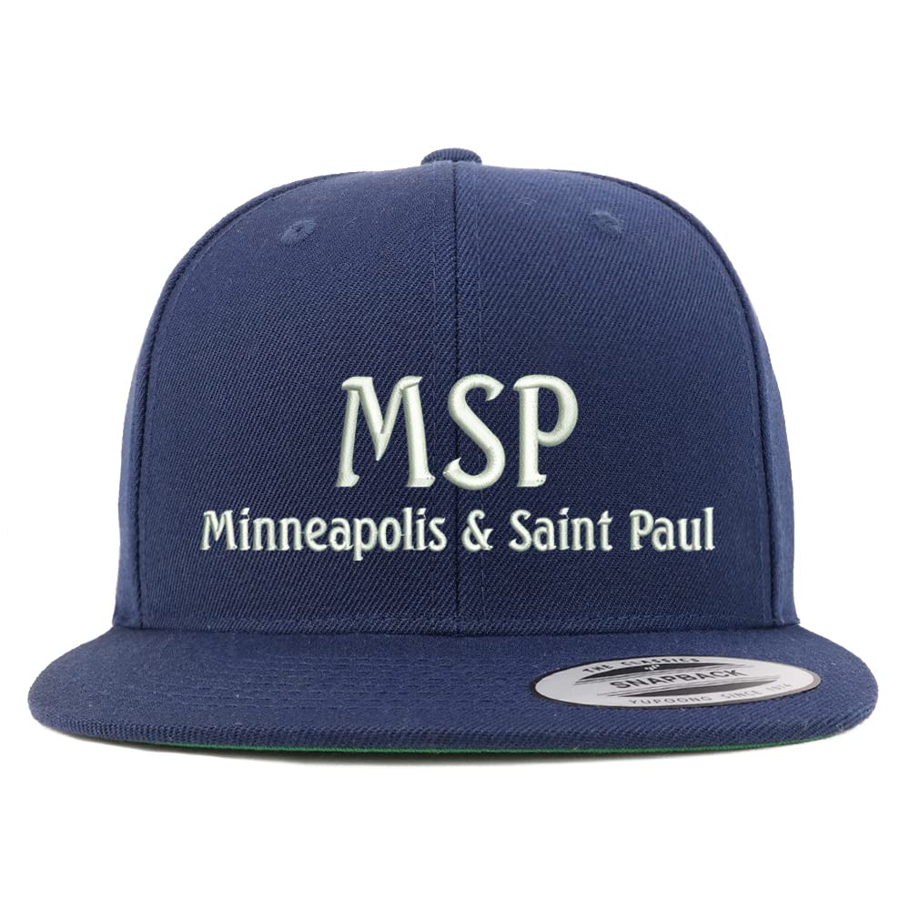Trendy Apparel Shop MSP Minneapolis and Saint Paul Embroidered Flatbill Snapback