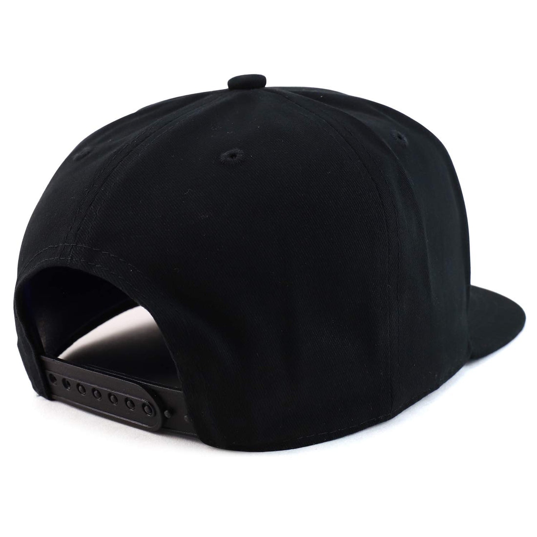 Trendy Apparel Shop 3D Hecho En Mexico Eagle Embroidered Flatbill Snapback Cap - Black