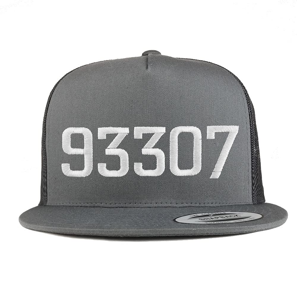 Trendy Apparel Shop 93307 Bakersfield CA Old English 5 Panel Flatbill Trucker Cap