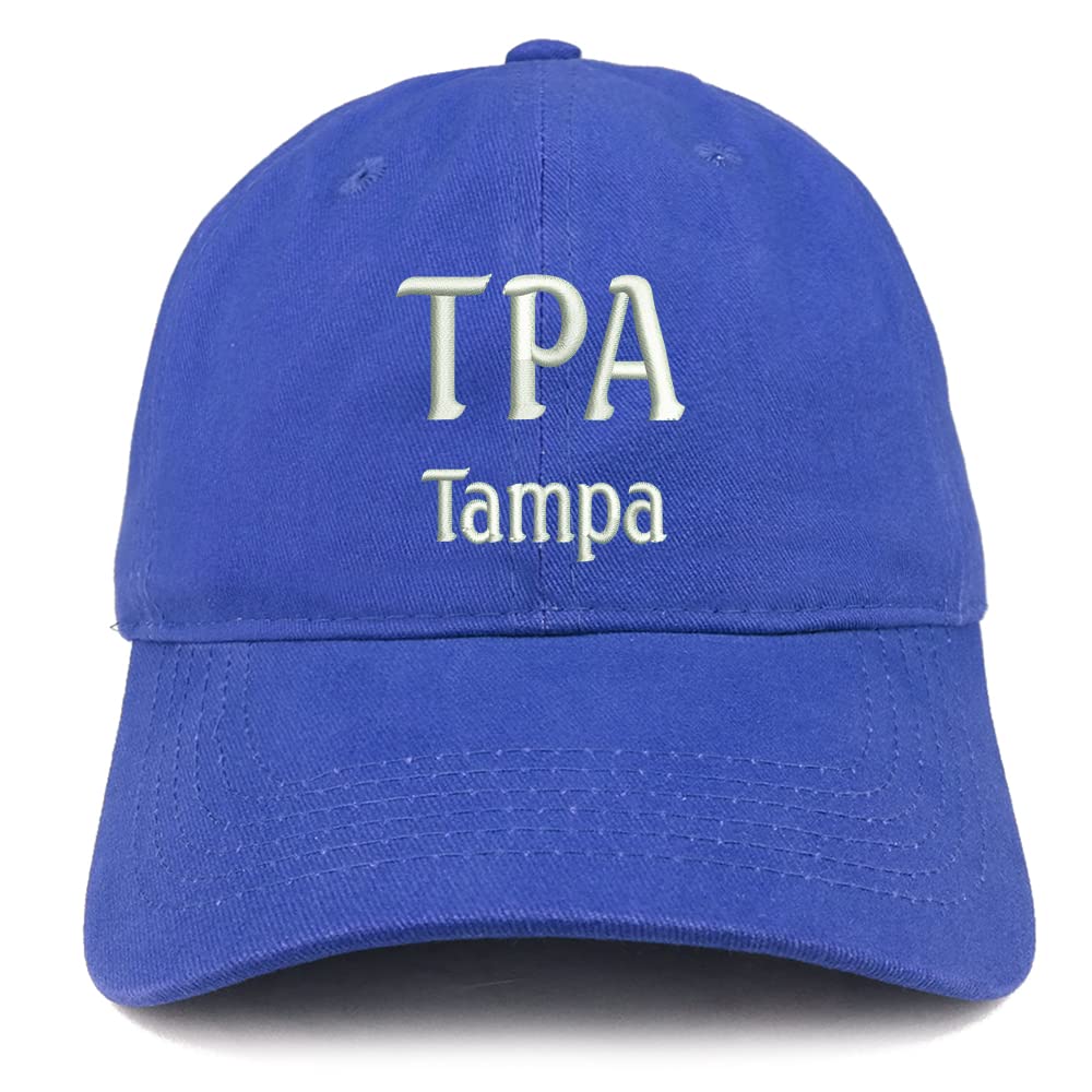 Trendy Apparel Shop TPA Tampa Low Profile Soft Cotton Baseball Cap