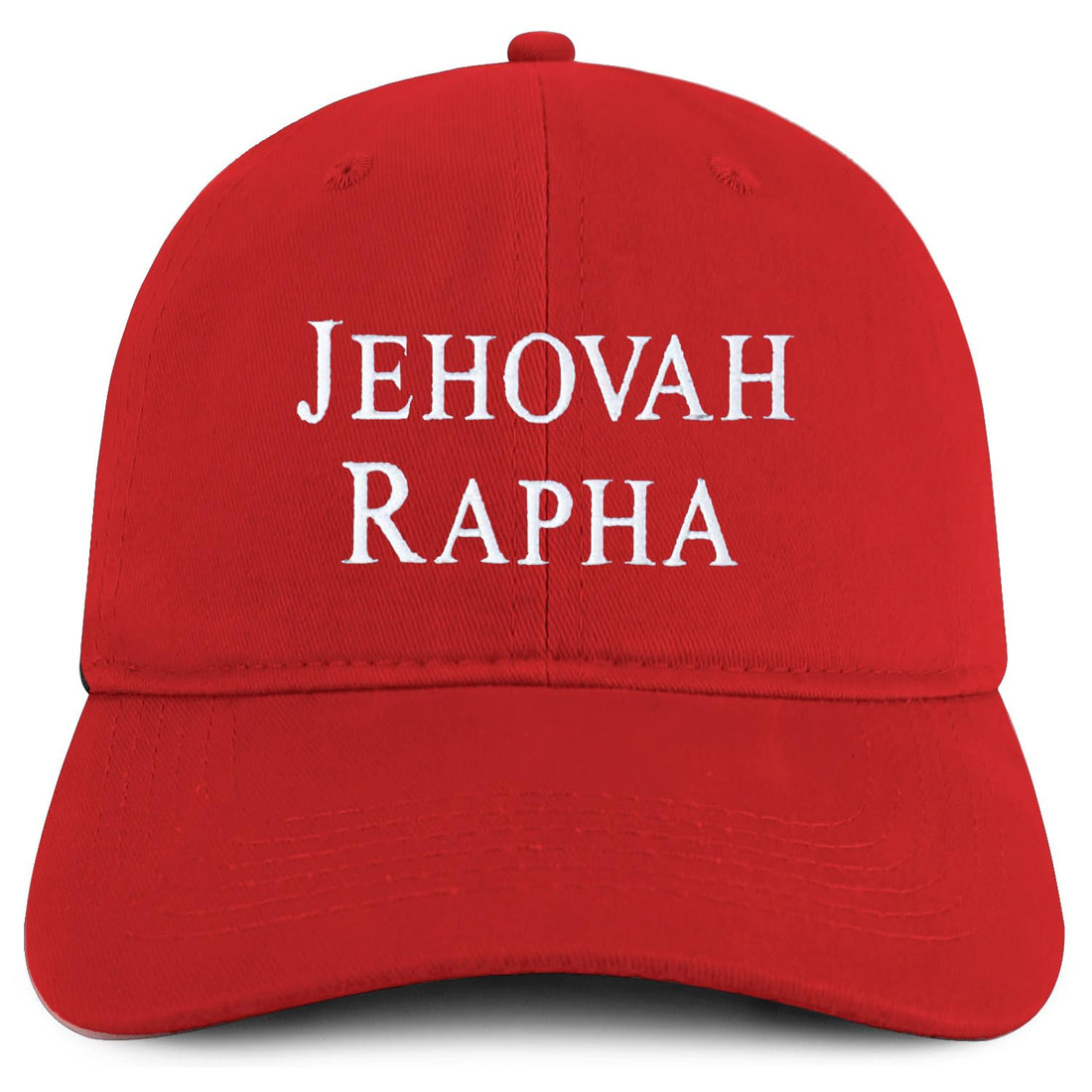 Trendy Apparel Shop Jehovah Rapha Embroidered Soft Cotton Baseball Cap