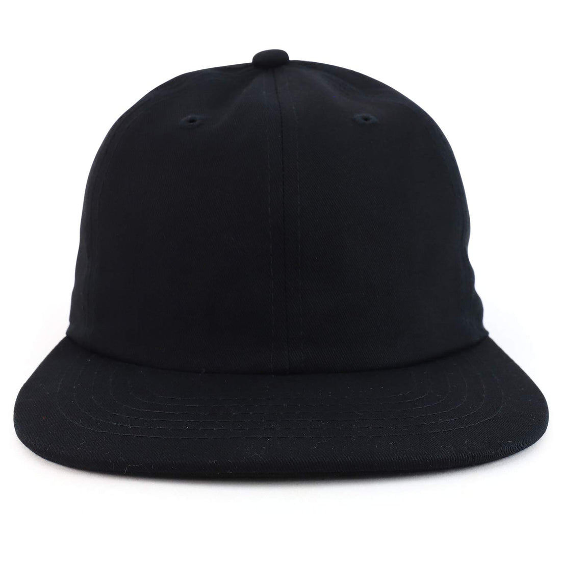 Trendy Apparel Shop Plain Casual Solid Color Low Profile Cotton Snapback Cap