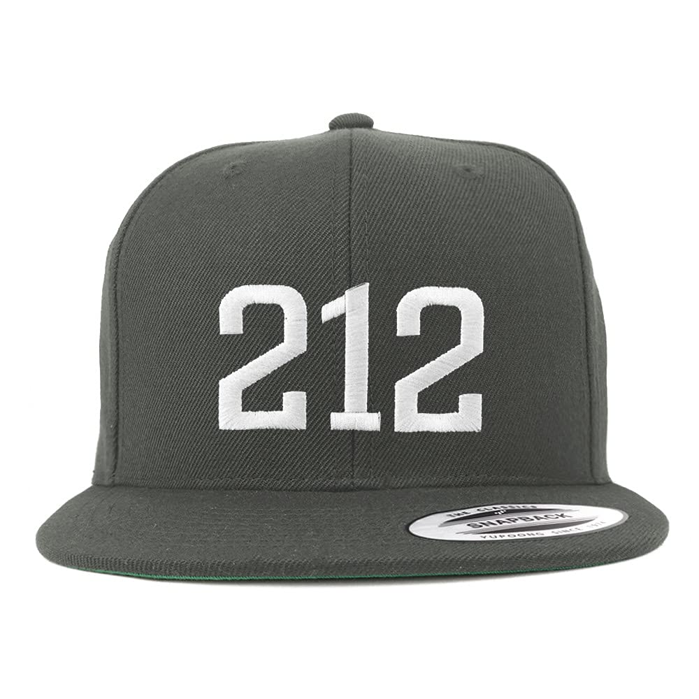 Trendy Apparel Shop New York City 212 Old English Embroidered Flatbill Snapback