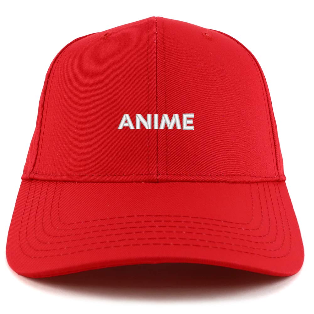 Trendy Apparel Shop Anime Embroidered Sturctured Baseball Cap