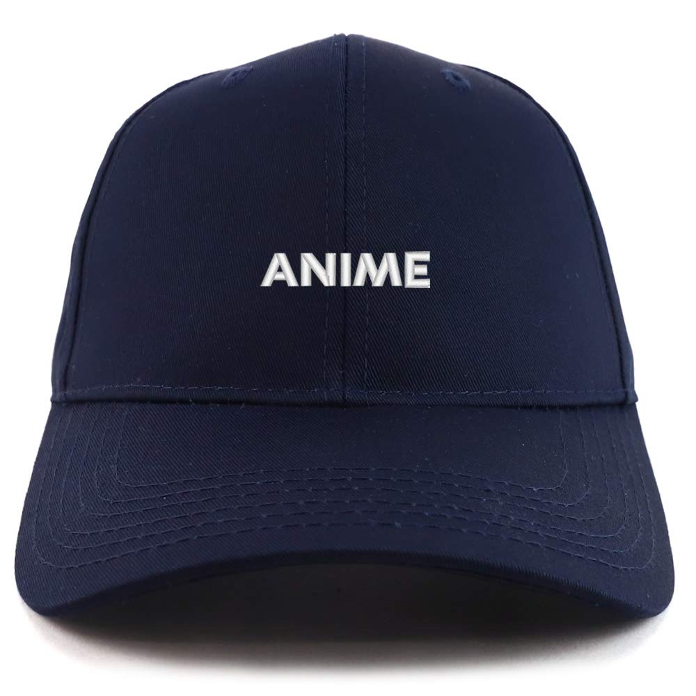 Trendy Apparel Shop Anime Embroidered Sturctured Baseball Cap