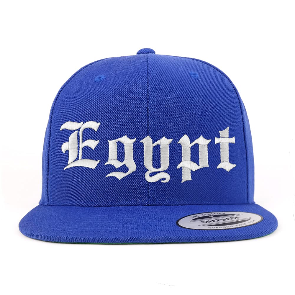 Trendy Apparel Shop Egypt Old English Embroidered Flatbill Snapback