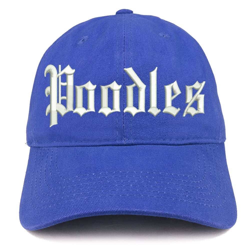 Trendy Apparel Shop Old English Poodles Low Profile Soft Cotton Baseball Cap