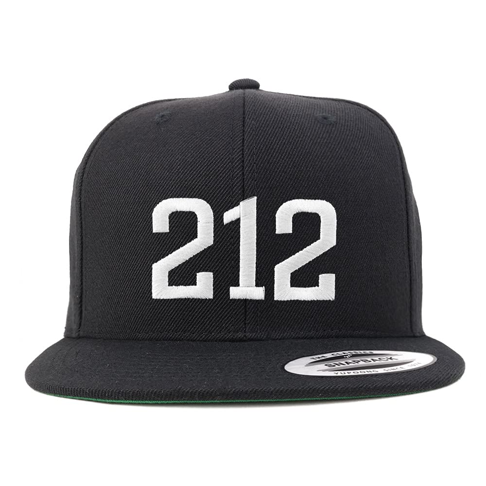 Trendy Apparel Shop New York City 212 Old English Embroidered Flatbill Snapback