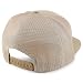 Trendy Apparel Shop Structured High Profile 7 Panel Flat Bill Mesh Back Snapback Cap