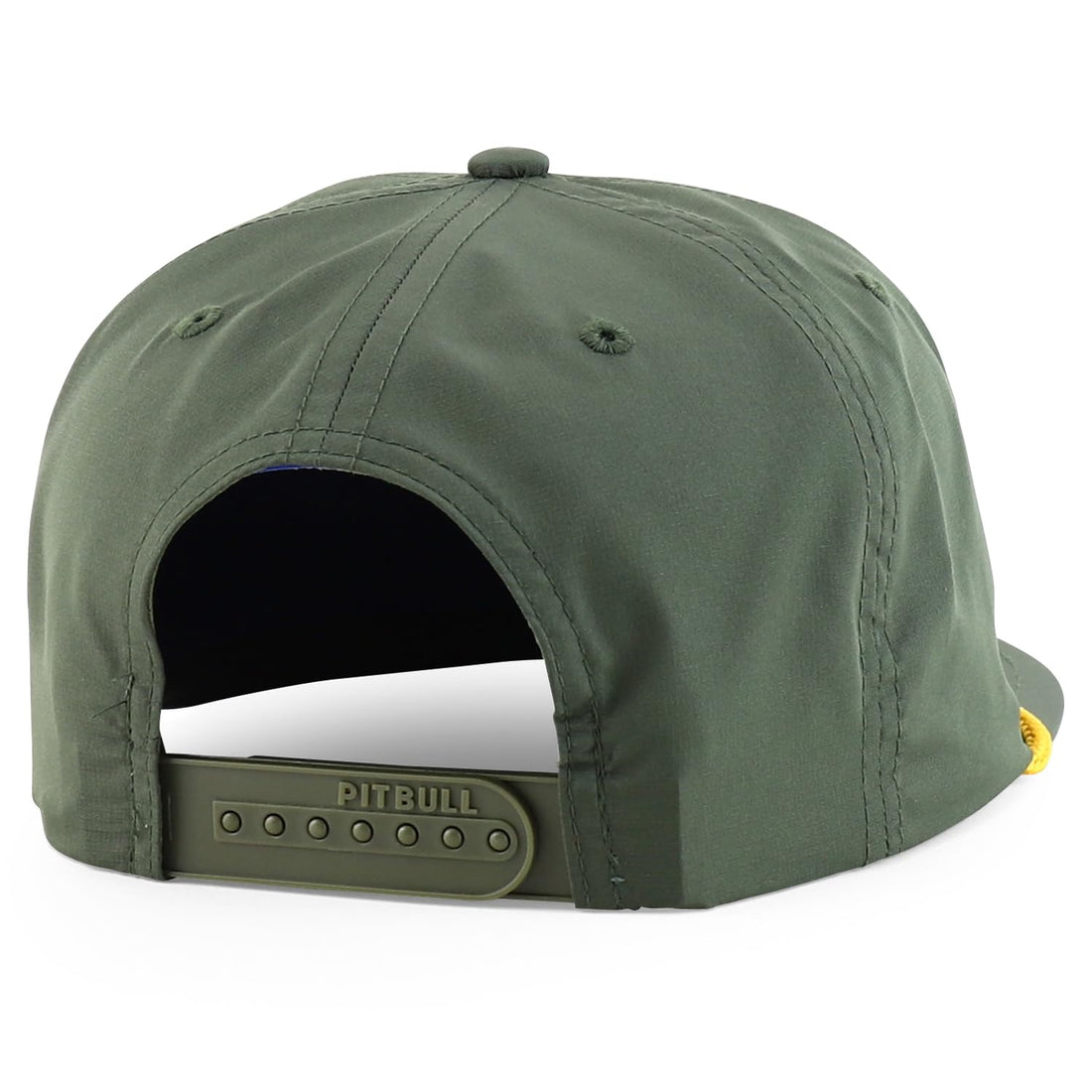 Trendy Apparel Shop 5 Panel Unstructured Perfomance Snapback Cap with Rope