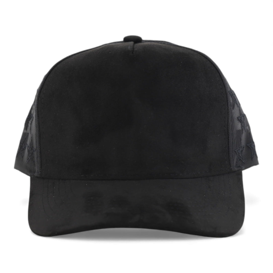 Trendy Apparel Shop 5 Panel Structured Soft Suede Snapback Ball Cap