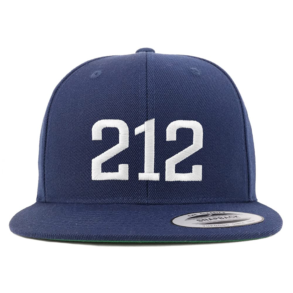 Trendy Apparel Shop New York City 212 Old English Embroidered Flatbill Snapback