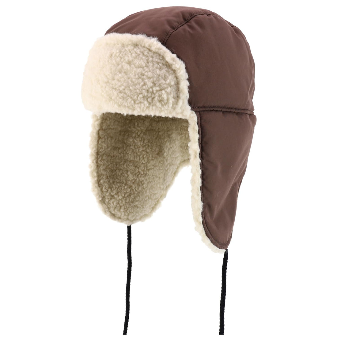 Trendy Apprel Shop Warm Winter Fur Ear Flaps Sherpa Lined Trooper Hat