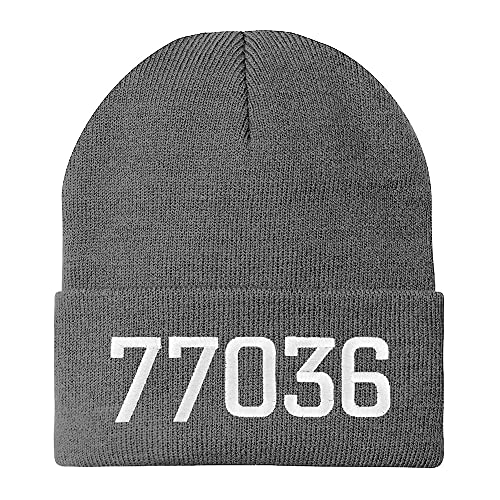 Trendy Apparel Shop 77036 Houston TX Old English Embroidered Long Cuff Beanie