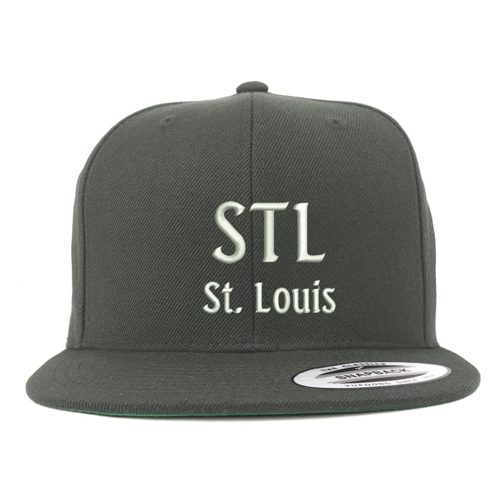 Trendy Apparel Shop STL St. Louis Embroidered Flatbill Snapback