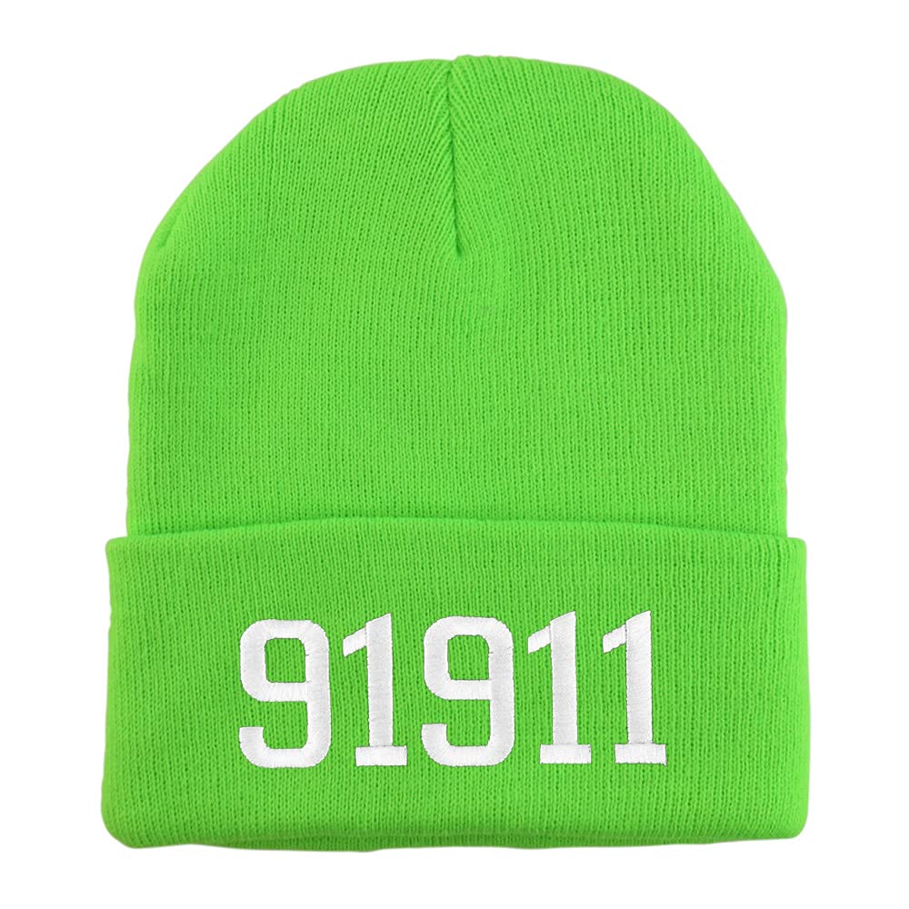 Trendy Apparel Shop 91911 Chula Vista CA Old English Embroidered Long Cuff Beanie