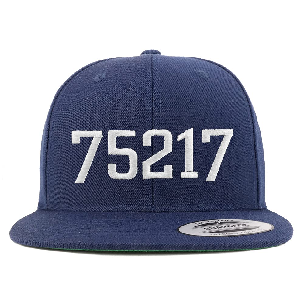 Trendy Apparel Shop 75217 Dallas TX Old English Embroidered Flatbill Snapback