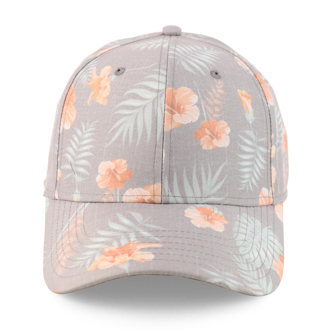 Trendy Apparel Shop Tropical Flower Print Structured Baseball Cap