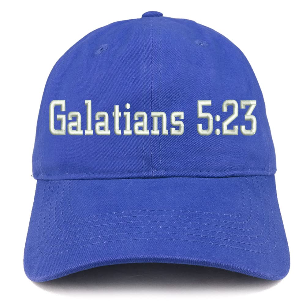 Trendy Apparel Shop Galatians 5:23 Low Profile Soft Cotton Baseball Cap