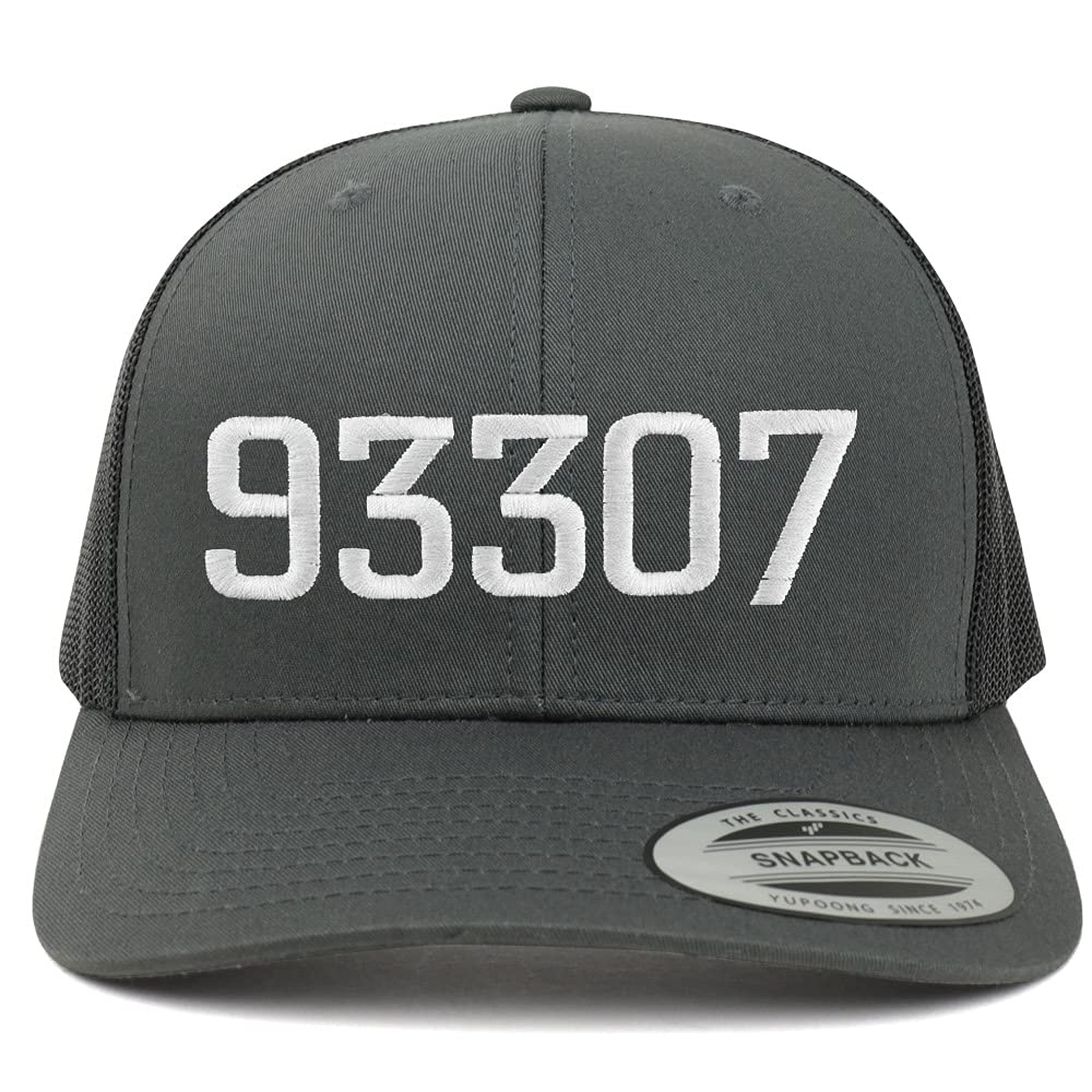 Trendy Apparel Shop 93307 Bakersfield CA Old English 6 Panel Trucker Mesh Cap