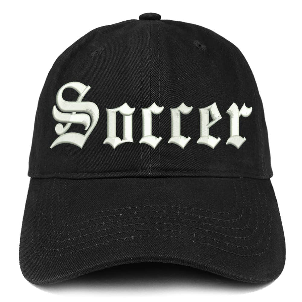 Trendy Apparel Shop Old English Soccer Low Profile Soft Cotton Baseball Cap
