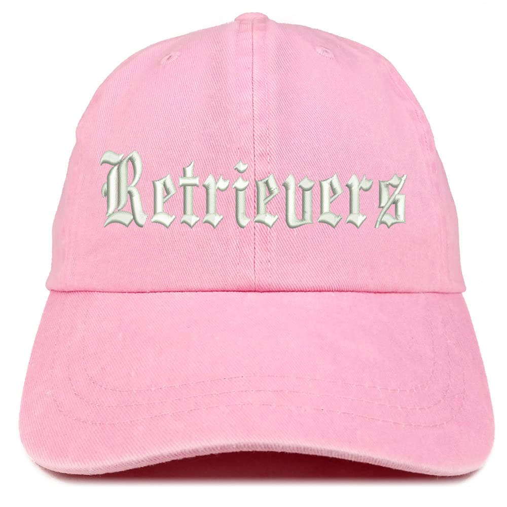 Trendy Apparel Shop Old English Retrivers Washed Pigment Dyed Baseball Cap