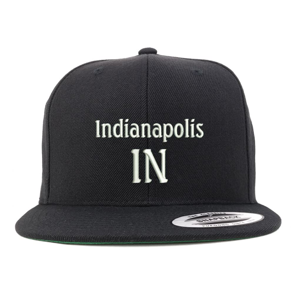 Trendy Apparel Shop Indianapolis in Embroidered Flatbill Snapback