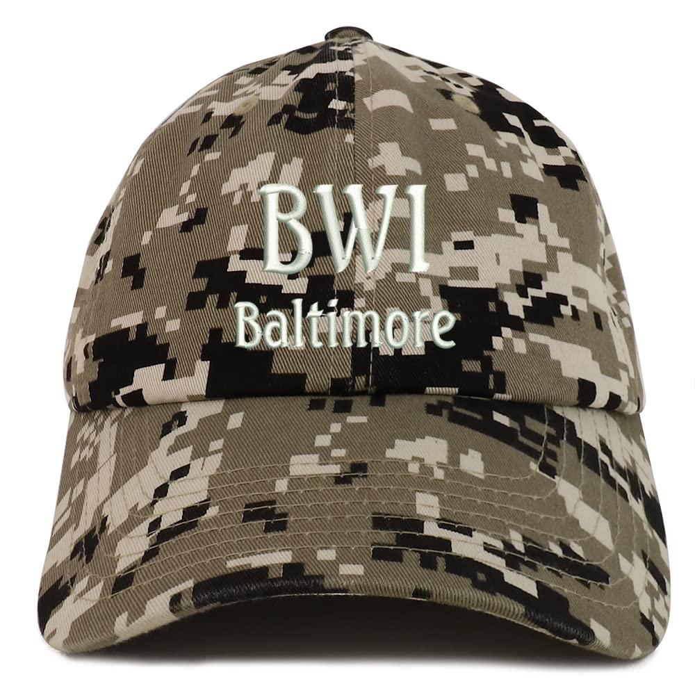 Trendy Apparel Shop BWI Baltimore Low Profile Soft Cotton Baseball Cap