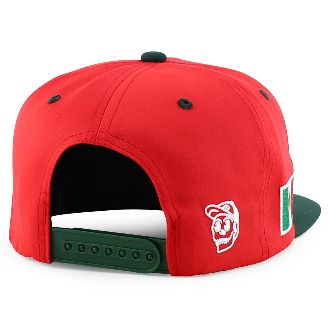 Trendy Apparel Shop Mexico Guadalupe Embroidered Flat Bill Snapback Cap