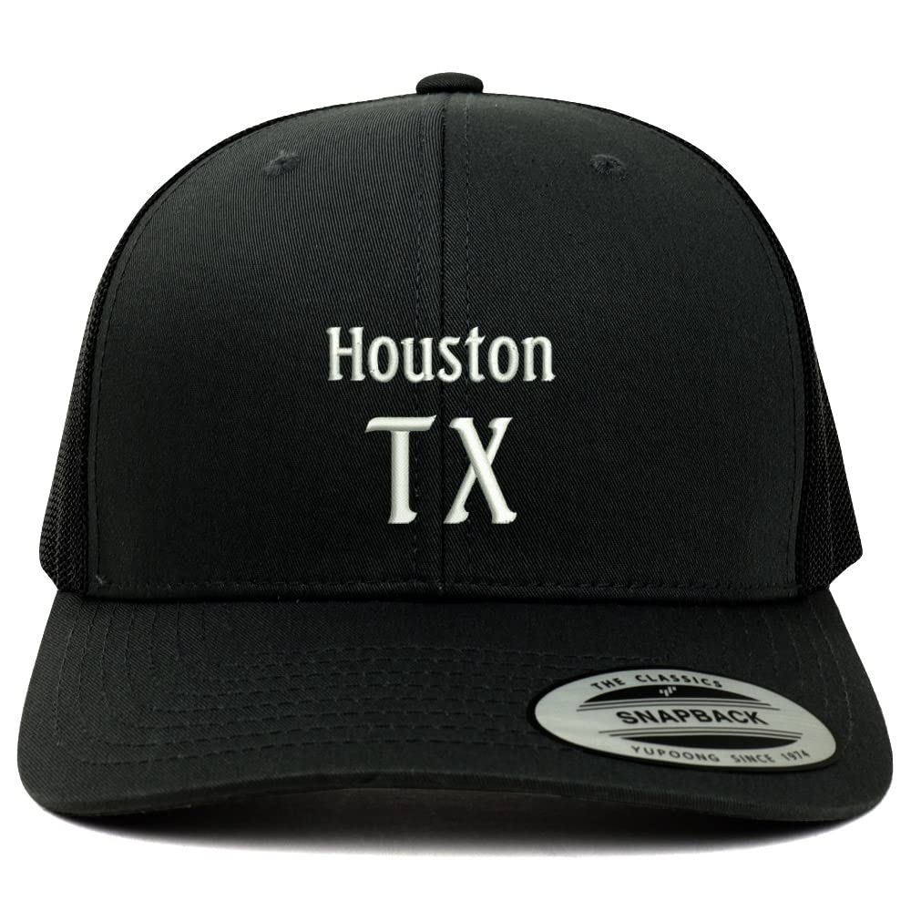 Trendy Apparel Shop Houston TX Embroidered Retro Fit Trucker Mesh Cap