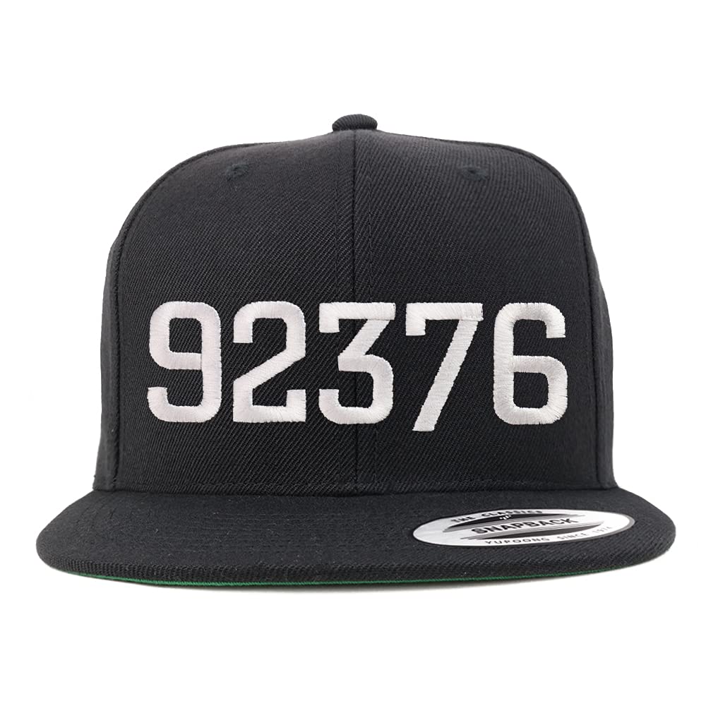 Trendy Apparel Shop 92376 Rialto CA Old English Embroidered Flatbill Snapback