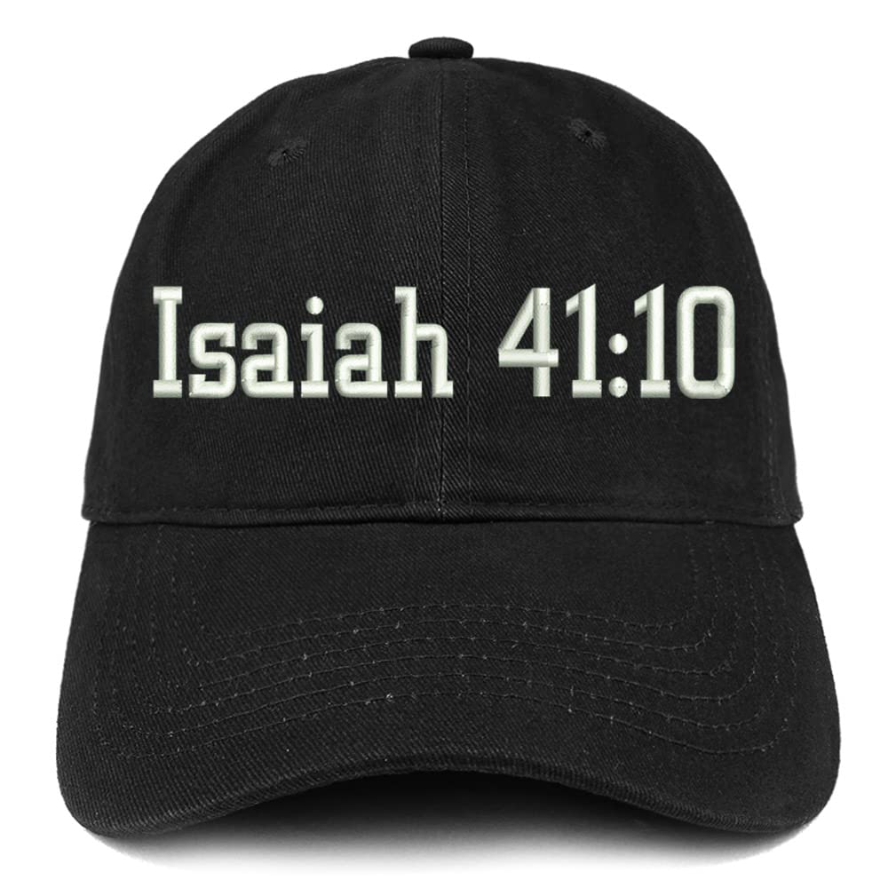 Trendy Apparel Shop Isaiah 41:10 Low Profile Soft Cotton Baseball Cap
