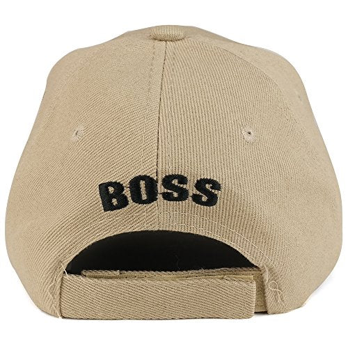 Trendy Apparel Shop I'm A Boss 3D Puff Embroidered Structured Adjustable Baseball Cap