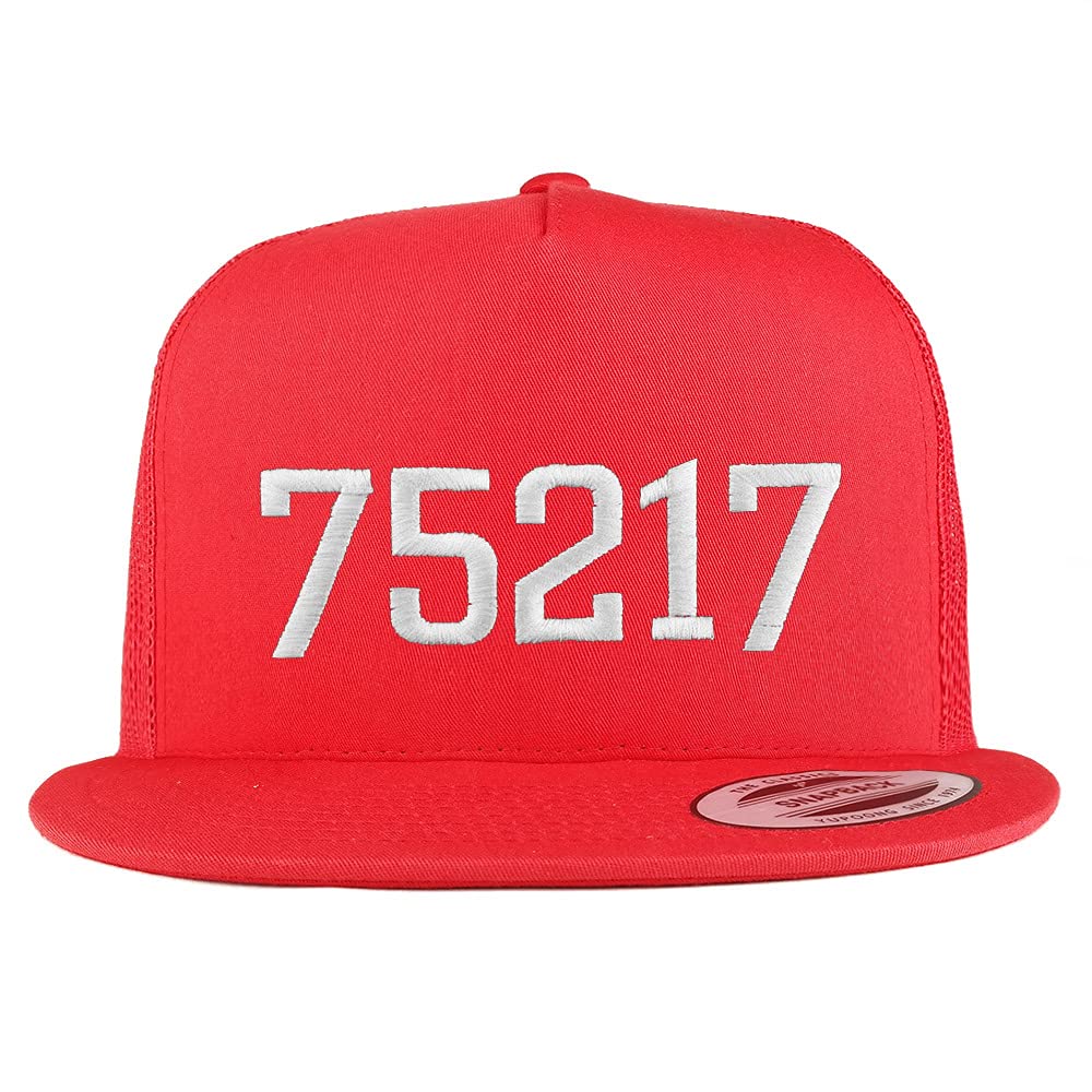 Trendy Apparel Shop 75217 Dallas TX Old English 5 Panel Flatbill Trucker Cap
