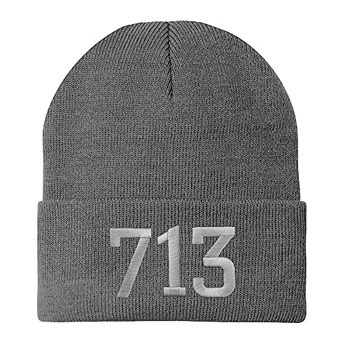 Trendy Apparel Shop Houston 713 Old English Embroidered Long Cuff Beanie